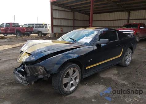 2006 Ford Mustang Gt из США, поврежденный, VIN 1ZVFT82H765247687